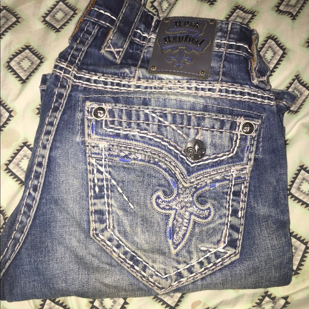 Men’s rock revival jeans